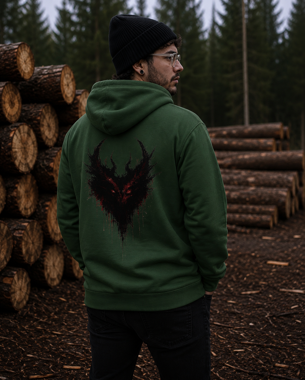 LOVE TURNED EVIL-Unisex Classic Hoodie