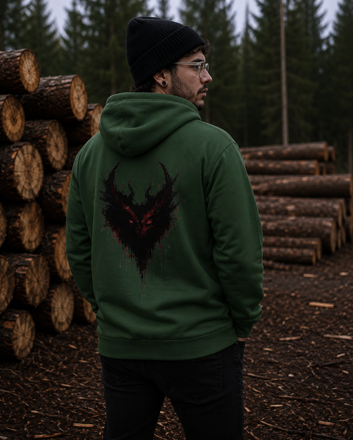 LOVE TURNED EVIL-Unisex Classic Hoodie