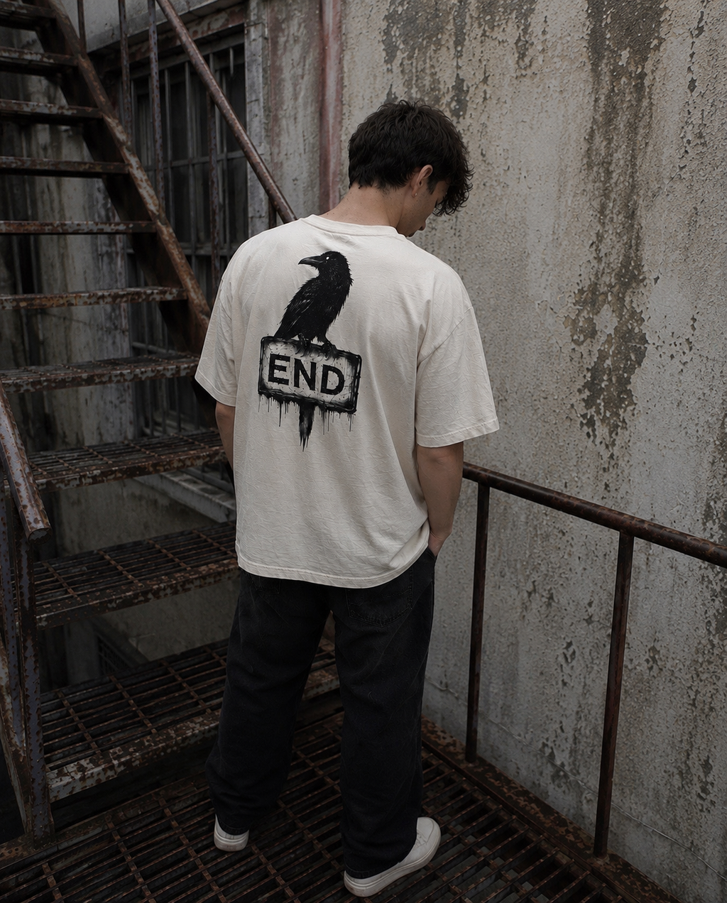 THE POINT OF NO RETURN-Unisex Oversized Tee